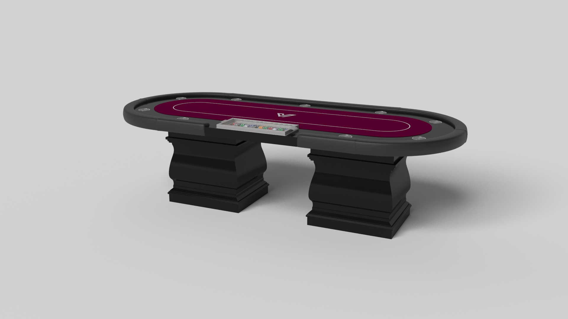 21st Century 125 Piece Luxury Poker Gaming Set by Walker Design